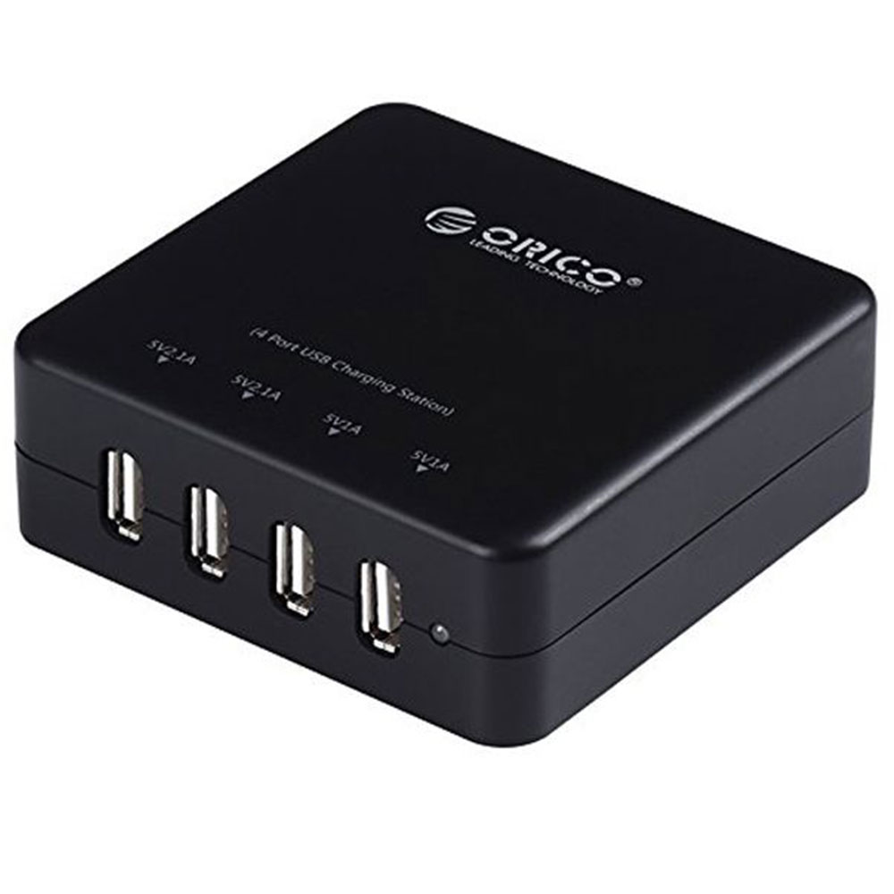 ORICO DCE-4U 4 Port USB Wall Charger 6.2A (Black) (Item No: D15-50)